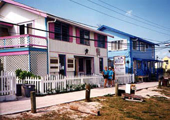 Bahamas Hopetown buildings