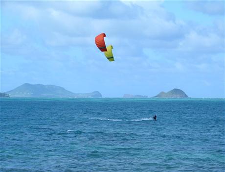 Hawaiian parasurfer