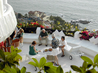 Ocho Cascadas penthouse party
