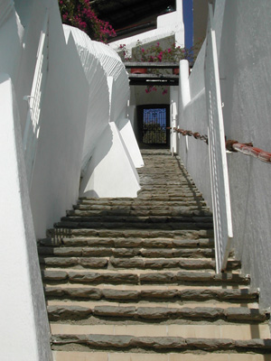 Ocho Cascadas stairs