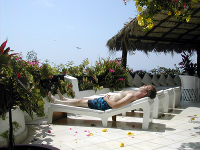 Ocho Cascadas sun deck