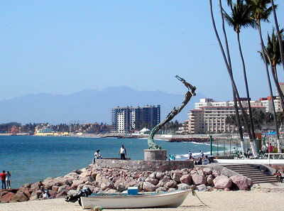 Puerto Vallarta Malecon Milleniums Milenios sculpture