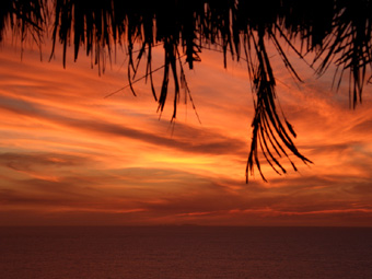 One of Puerto Vallarta's famous sunsets
