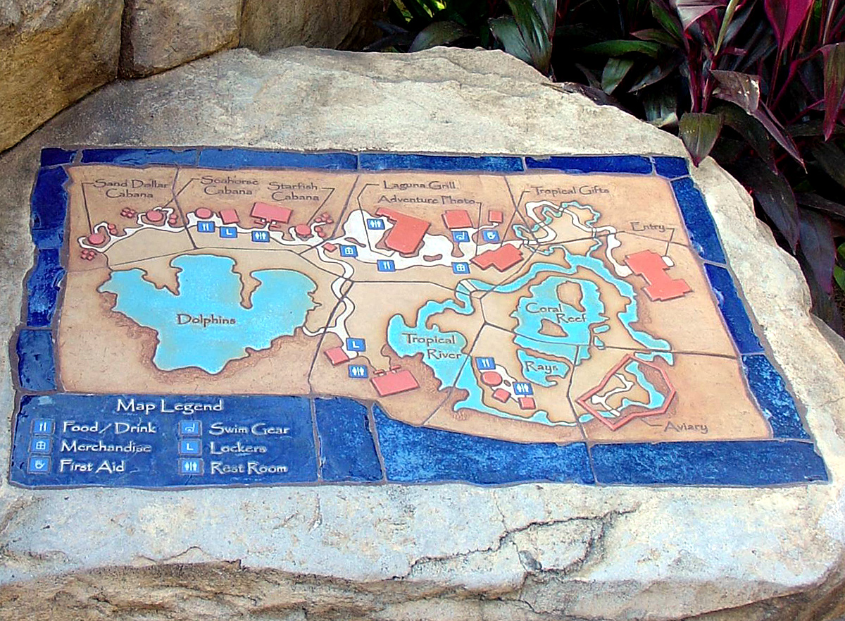map of discovery cove theDIBB