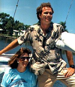 Chris & Ann sailing