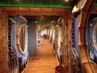 Carnival Cruises Spirit cruiseship Jungle passageway