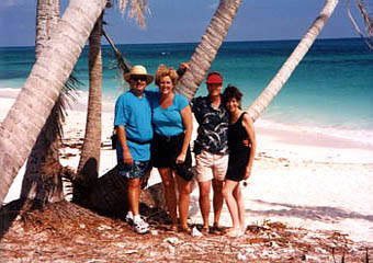 Bahamas beach walk