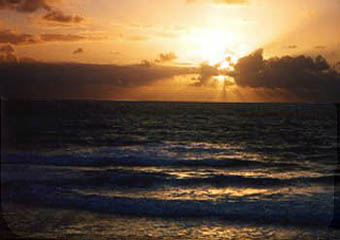 Bahamas beach sunrise