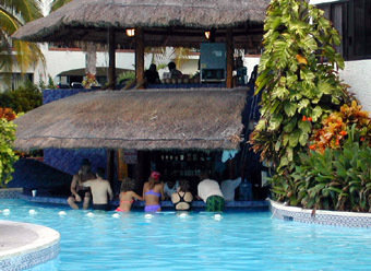 Cancun Royal Mayan swim-up bar