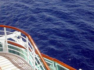 Australian cruise indigo blue water