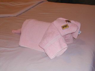 Australian cruise Royal Caribbean towel sculpture animal