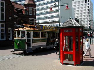 Christchurch New Zealand phonebooth