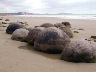 New Zealand Moeraki Boulders