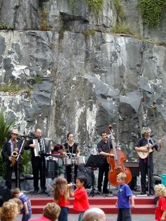 Hobart Tasmania Salamanca Place musical entertainment