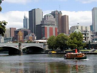 Melbourne Australia Yarra River ferry