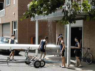 Melbourne Australia sculling boats