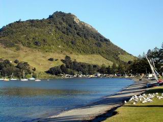 Tauranga New Zealand volcano Mt. Maunganui
