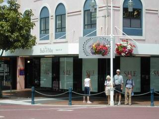 Tauranga New Zealand downtown flowers