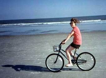 Hilton Head beach biking