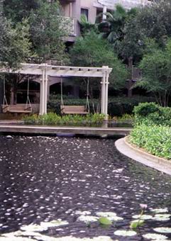 Hilton Head Marriott Grande Ocean porch swing