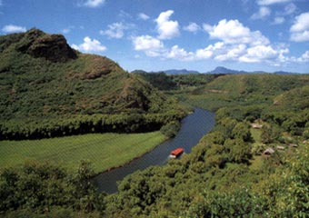 Kauai boat ride Wailua River, Kapaa