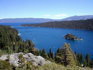 Lake Tahoe Emerald Bay island