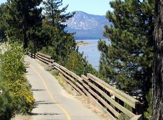 Lake Tahoe bike path