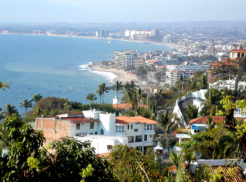 Hilltop view of Puerto Vallarta
