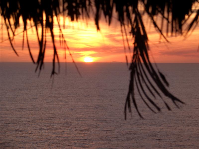 One of Puerto Vallarta's famous sunsets