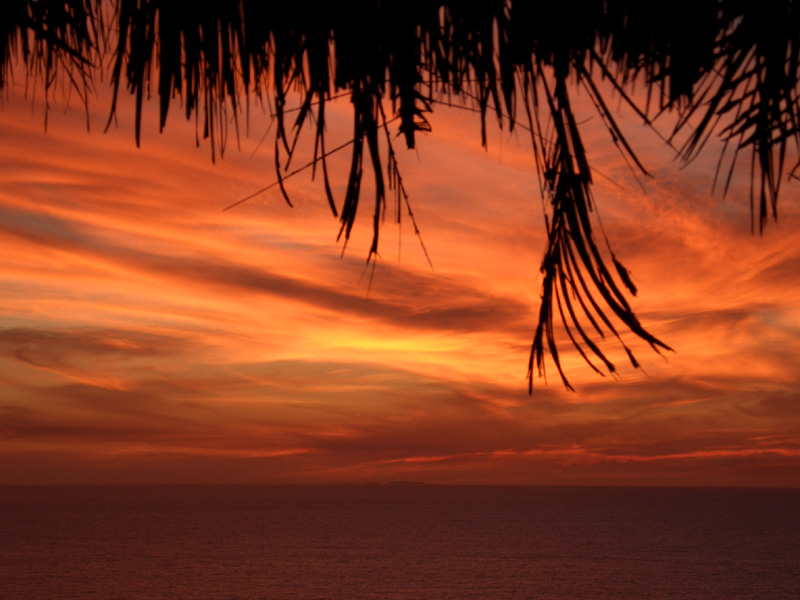 One of Puerto Vallarta's famous sunsets