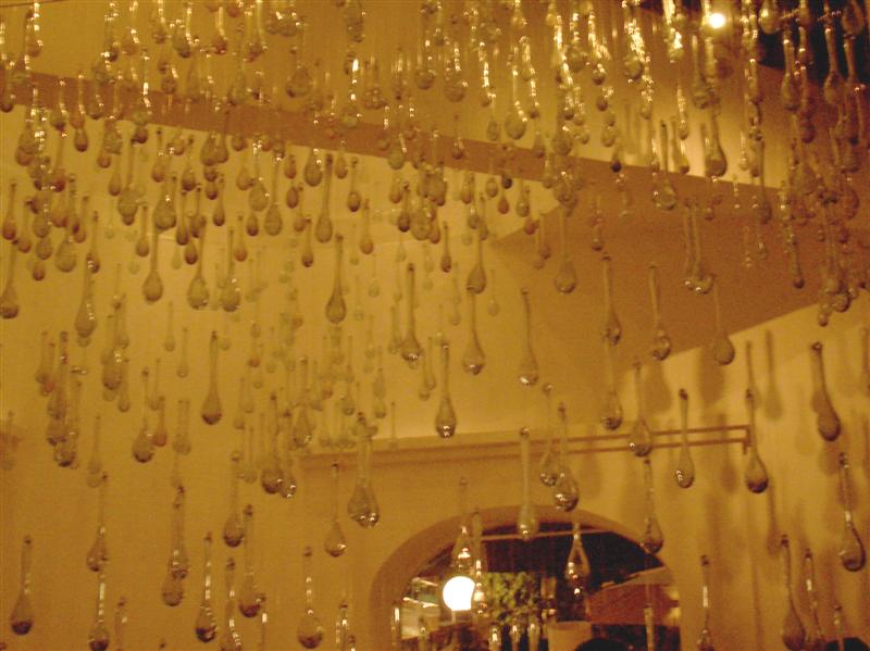 Puerto Vallarta restaurant Cafe de Artistes glass bulbs