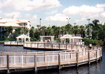 Orlando Marriott Cypress Harbour lake bridge