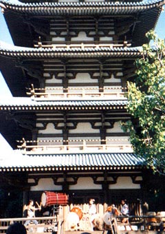 Orlando Disney World EPCOT World Showcase, Taiko drummers Japan