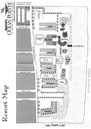 Marriott Ocean Pointe resort map