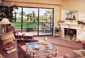 Palm Desert, Marriott Desert Springs, villa living room