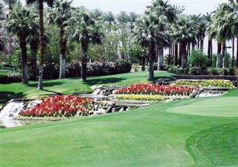 Palm Desert, Marriott Desert Springs, golfcourse view