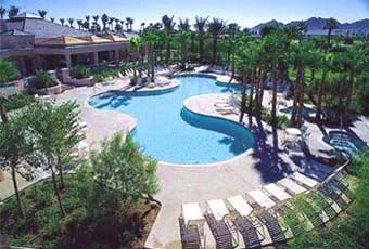 Palm Desert, Marriott Desert Springs, quiet pool