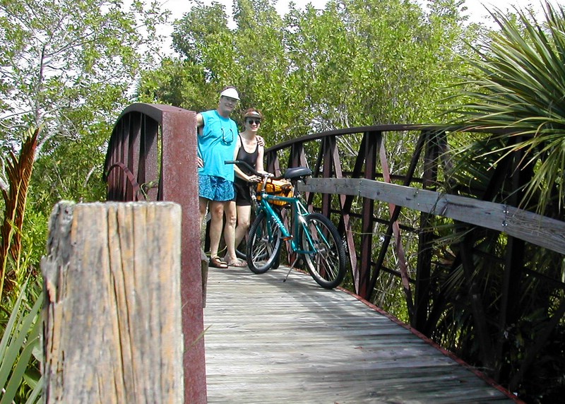 Sanibel Island bike path bridge