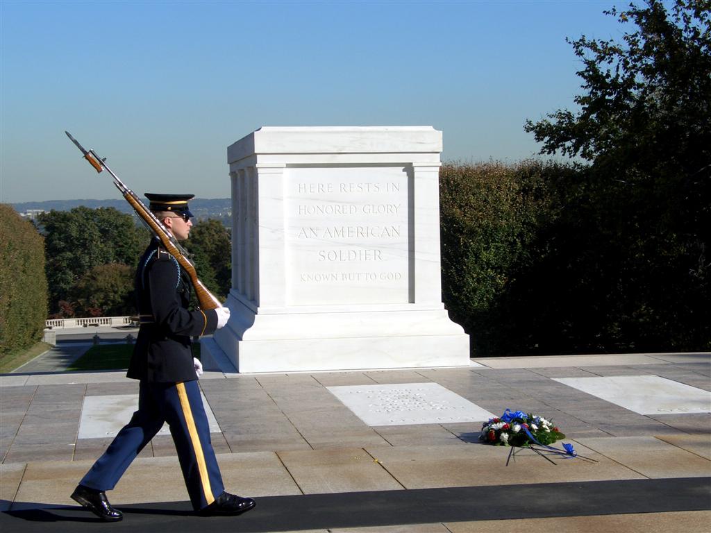 Arlington Cemetery Tomb of the Unknowns Guard march