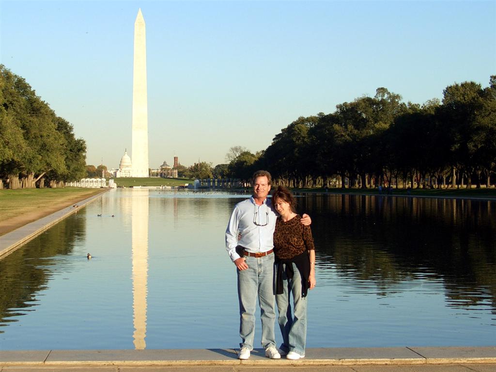 View of Washington Monument in Reflecting Pool