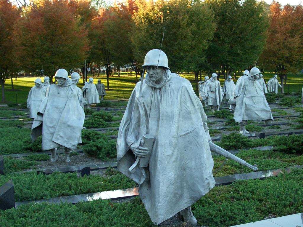 Korean War Veterans Memorial front view